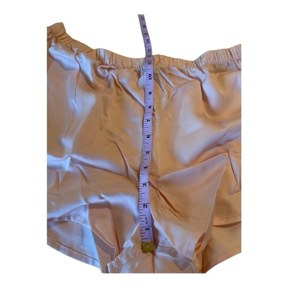 Ettitude Sateen Shortie (Cloud Pink) Large Intimates Pajamas Lounge Shorts NEW - Picture 11 of 13